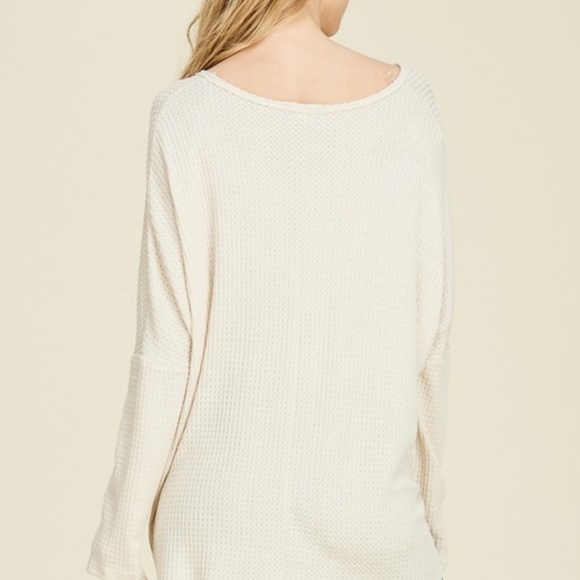 NWT Long sleeve solid knit top - Picture 6 of 7
